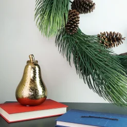 Long Pine Needle and Pinecone Artificial Christmas Wreath - 30