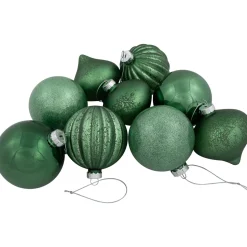 Matte and Shiny Finish Ball Glass Christmas Ornaments - 3
