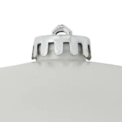 Matte White Shatterproof Christmas Ball Ornament 8" (200mm)