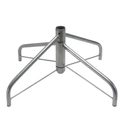 Metallic Platinum Artificial Tinsel Christmas Tree - 7 ft Clear Lights