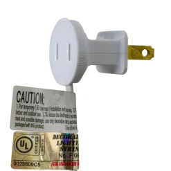 Metallic Platinum Artificial Tinsel Christmas Tree - 7 ft Clear Lights