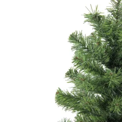 Mini Canadian Pine Medium Artificial Christmas Tree with Faux Wood Base - 18