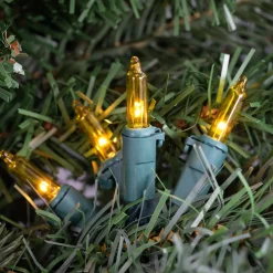 Mini Christmas Lights - Yellow - 20.25' Green Wire - 100ct