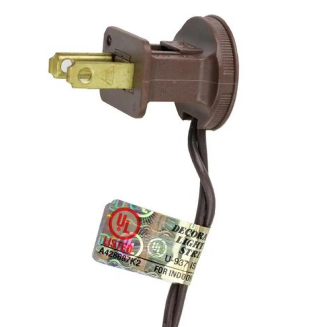 Mini Commercial Christmas Light Set - Clear - 300ct - 68' Brown Wire