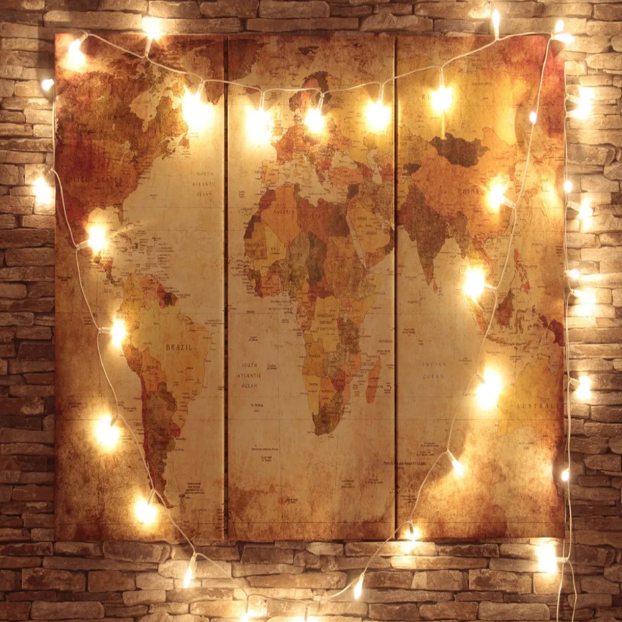 Mini Commercial Christmas Light Set - Clear - 300ct - 34' White Wire