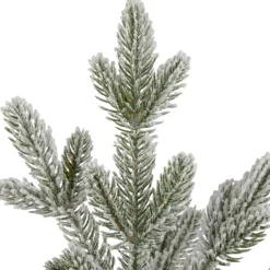 Mini Frosted Artificial Christmas Tree in Santa Pot - 14.75