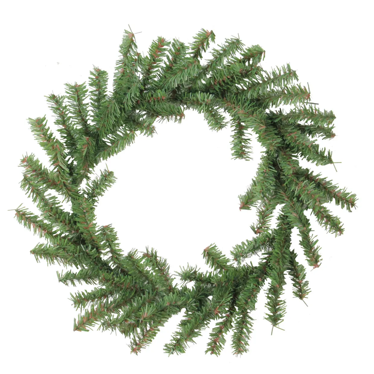 Mini Pine Two-Tone Artificial Christmas Wreath - 12" - Unlit