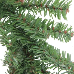 Mini Pine Two-Tone Artificial Christmas Wreath - 12