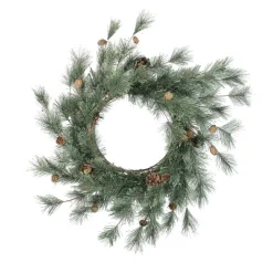 Mixed Pine Cones Artificial Christmas Wreath - 26" - Unlit