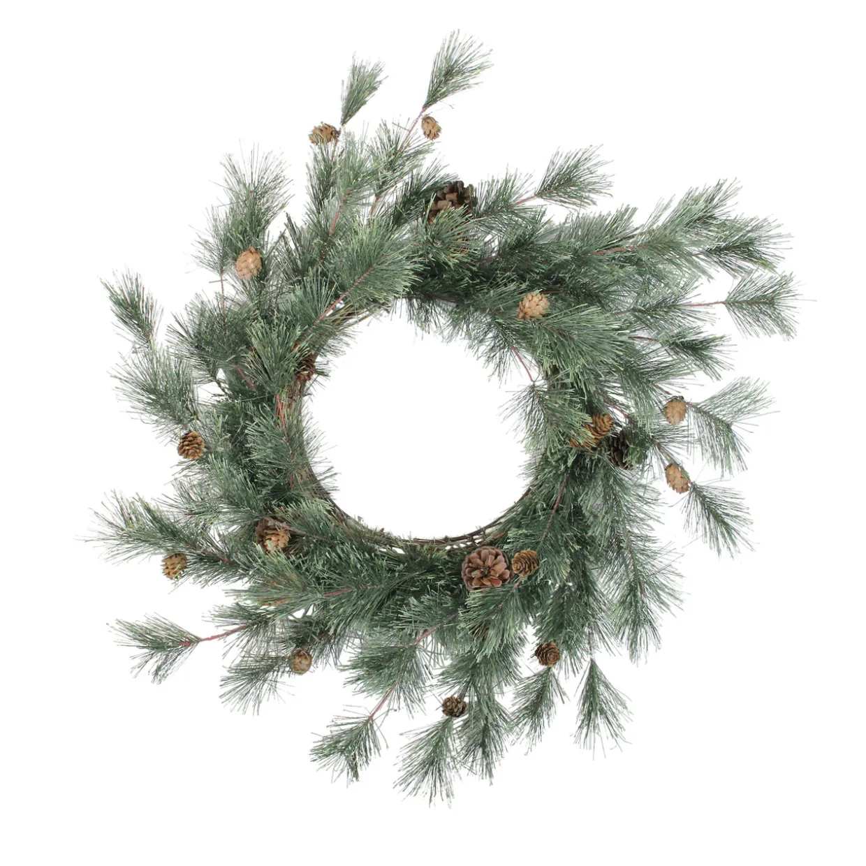 Mixed Pine Cones Artificial Christmas Wreath - 26" - Unlit