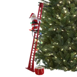 Mr. Christmas Animated and Musical Climbing Santa with Light Strand
