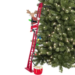 Mr. Christmas Reindeer Climbing Ladder Tabletop Decoration #337227