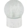 Musical Church Village Christmas Snow Globe - 5.5" - White