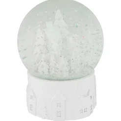 Musical Church Village Christmas Snow Globe - 5.5