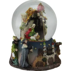 Nativity Manger Scene Christmas Musical Snow Globe - 5.75
