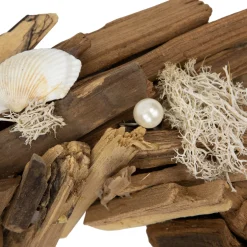 Natural Driftwood and Seashell Artificial Wreath - 14