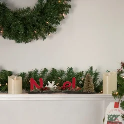 Noel with Snowflake Christmas Decoration - 14"