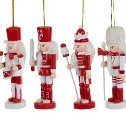 Nutcracker Soldiers Wooden Christmas Ornaments - 5