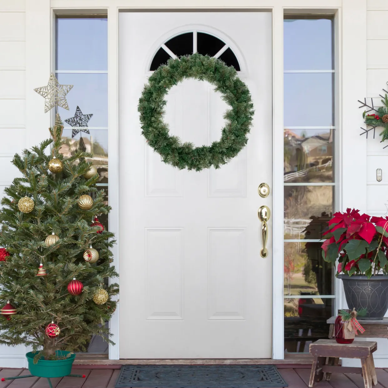 Oregon Cashmere Pine Artificial Christmas Wreath, 36-Inch, Unlit