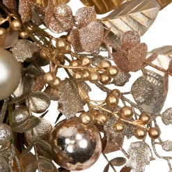 Ornaments, Holly and Berries Artificial Christmas Wreath - 30