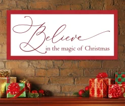 Oversize Believe in the Magic of Christmas 19