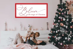 Oversize Believe in the Magic of Christmas 19