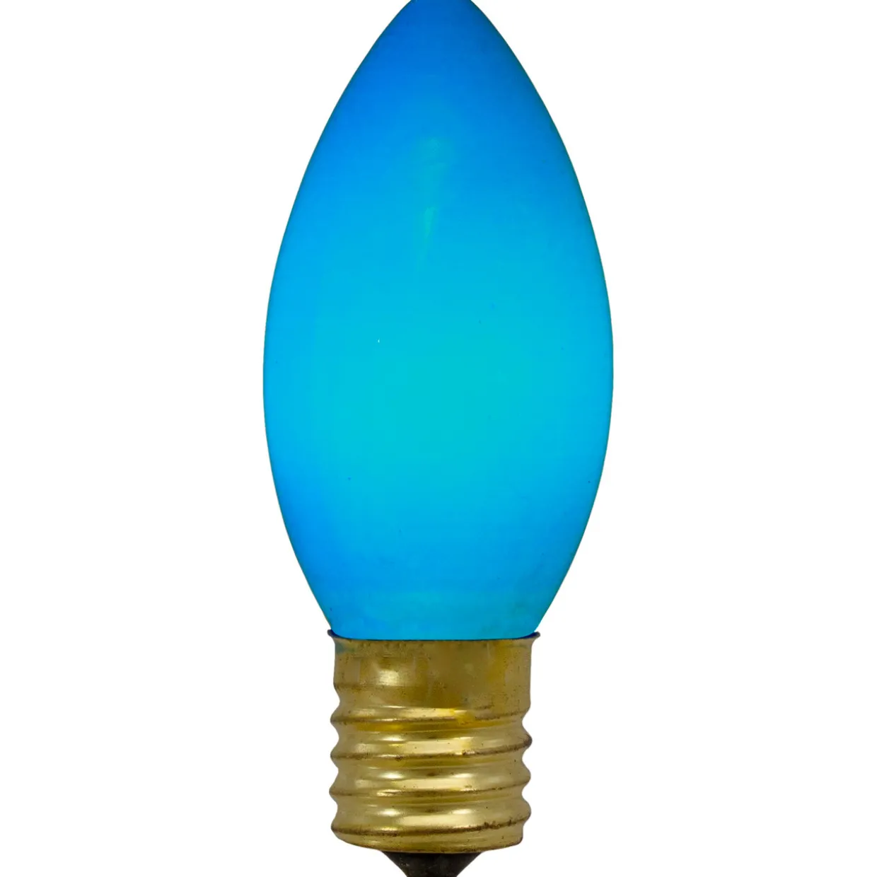 Pack of 4 Blue C9 Opaque Christmas Replacement Bulbs