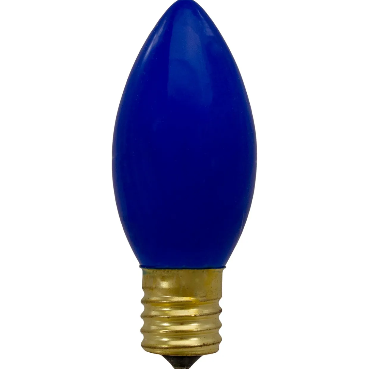 Pack of 4 Blue C9 Opaque Christmas Replacement Bulbs