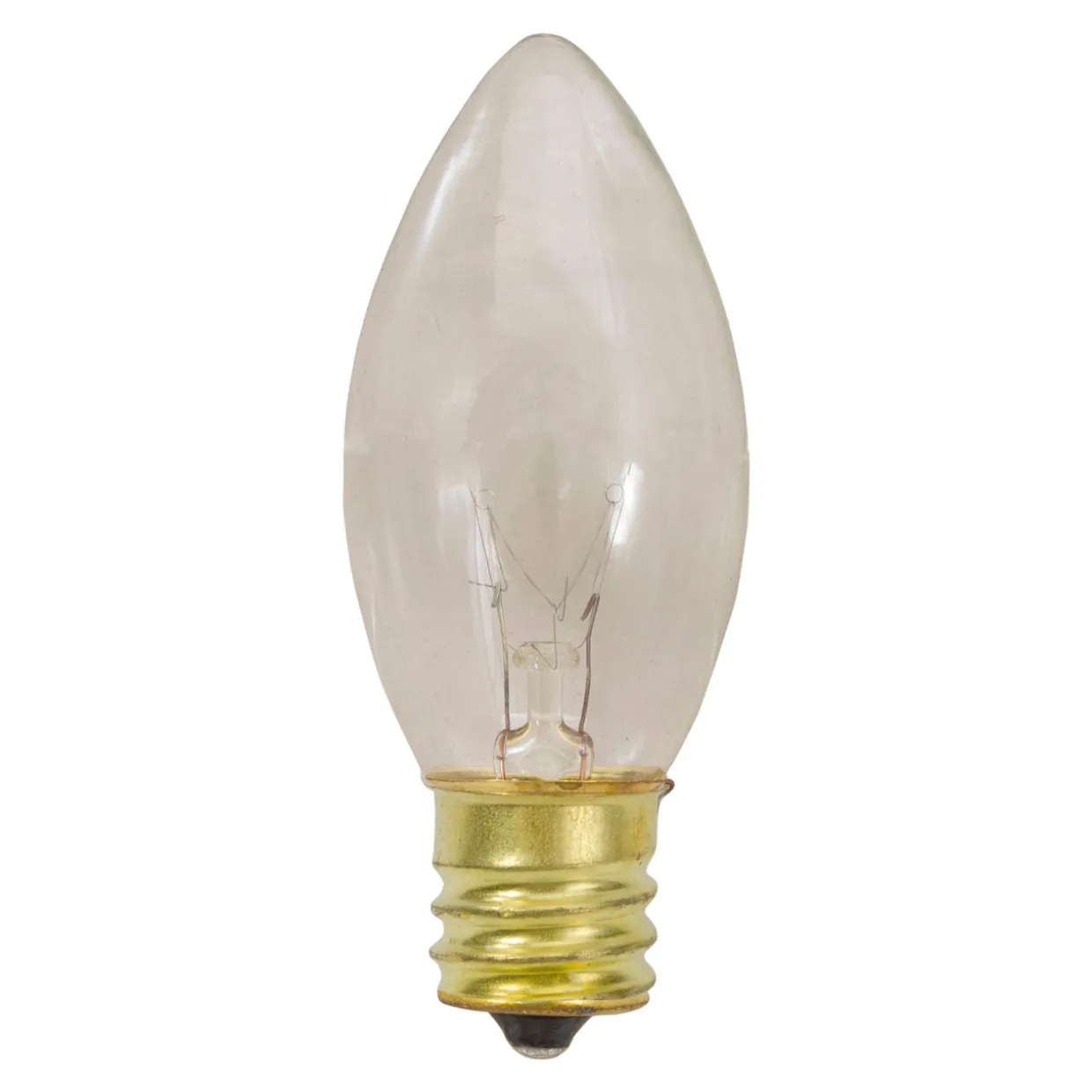 Pack of 4 Clear C9 Transparent Christmas Replacement Bulbs