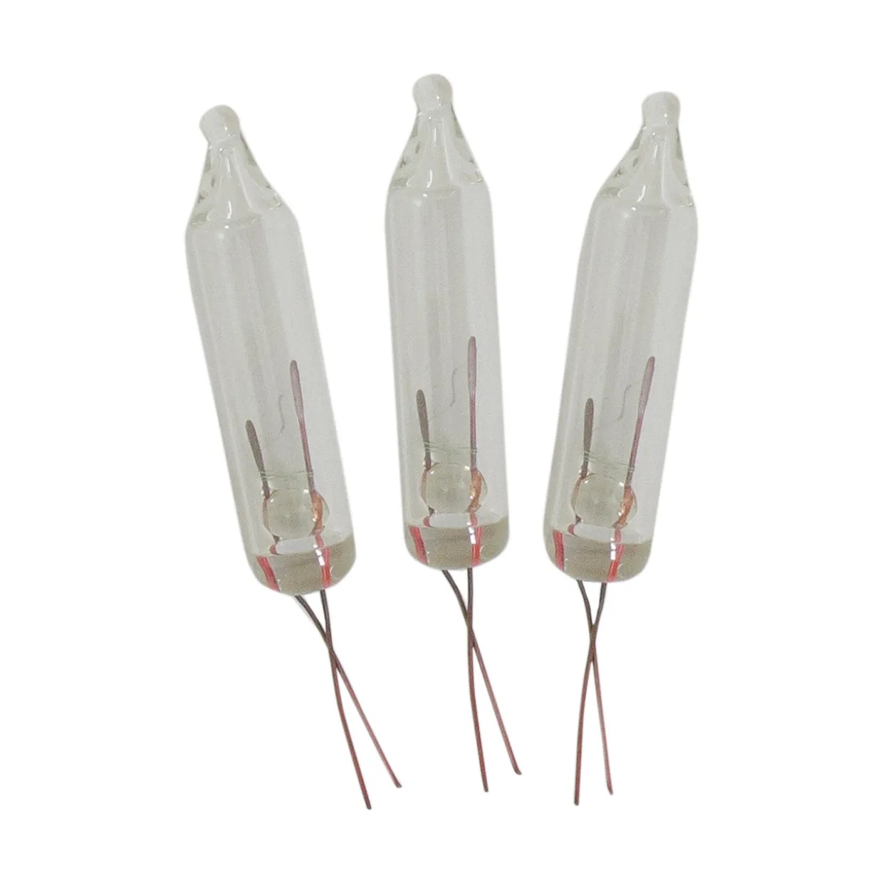Pack of 5 Clear Christmas Replacement Bulbs, 3.5 Volts