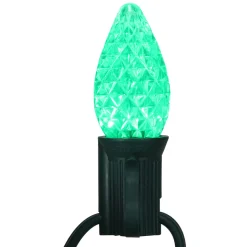 Pack of 25 Faceted C7 LED Multi-Color Christmas Replacement Bulbs