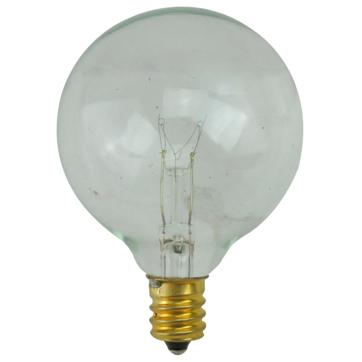Pack of 25 Incandescent G50 Clear Christmas Replacement Bulbs