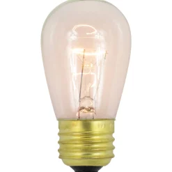 Pack of 25 Incandescent S14 Clear Christmas Replacement Bulbs