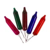 Pack of 5 Multi-Color Mini Christmas Replacement Bulbs, 6 Volts