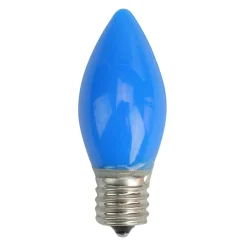 Pack of 4 Opaque Blue C9 Christmas Replacement Bulbs