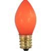 Pack of 25 Opaque Orange C7 Christmas Replacement Bulbs