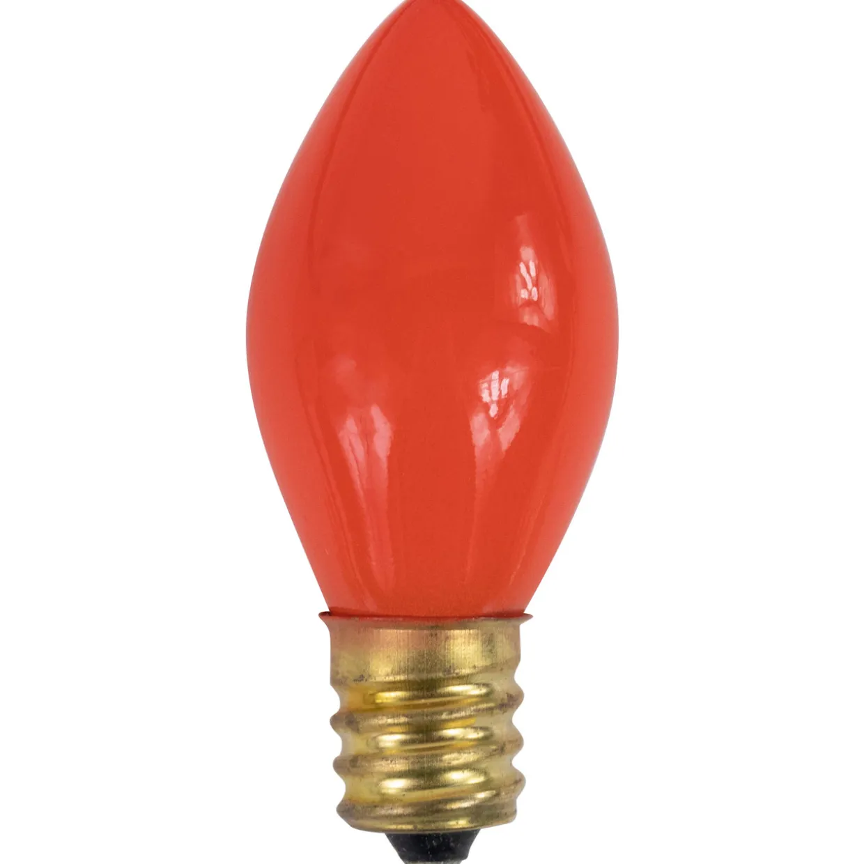 Pack of 25 Opaque Orange C7 Christmas Replacement Bulbs
