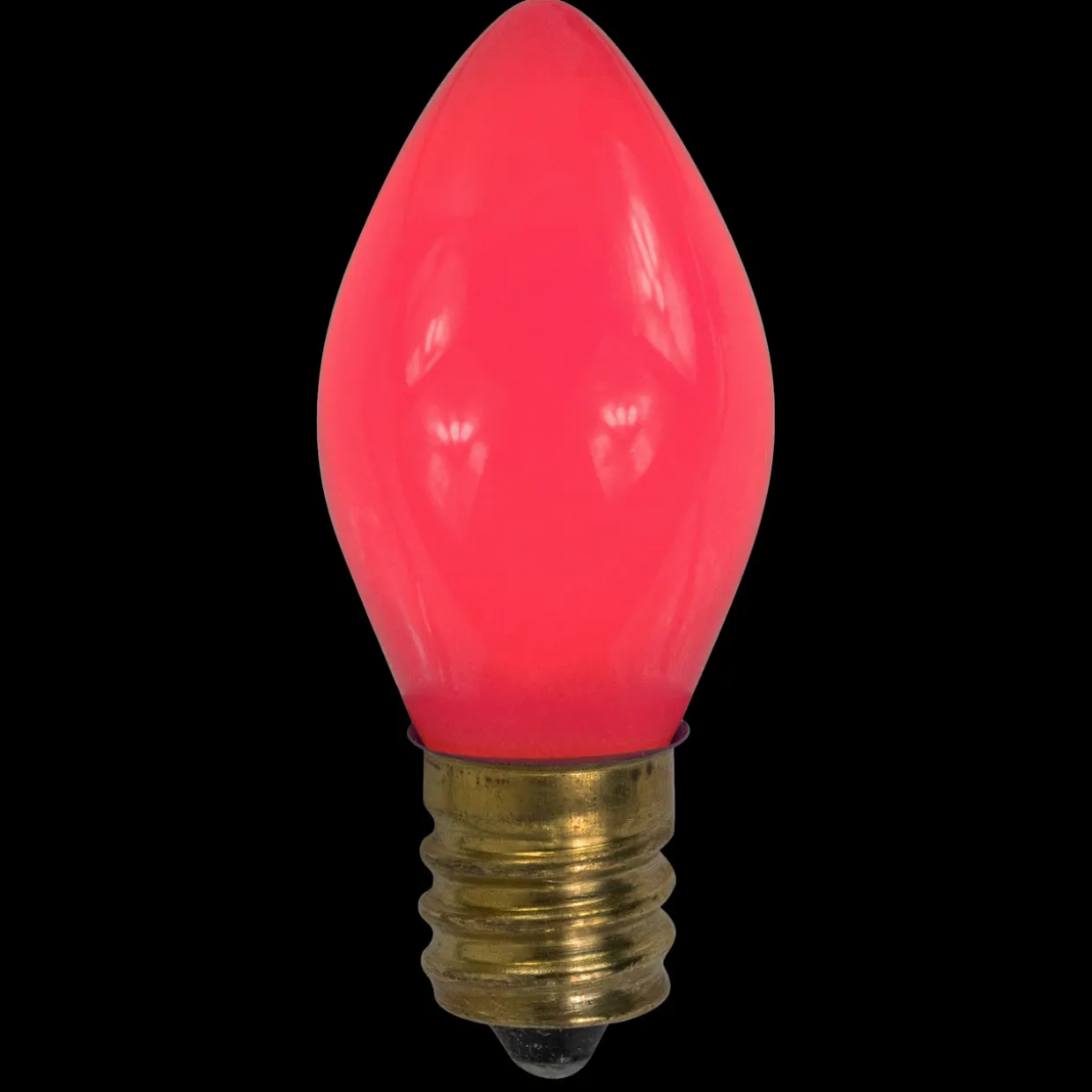 Pack of 25 Opaque Pink C7 Christmas Replacement Bulbs