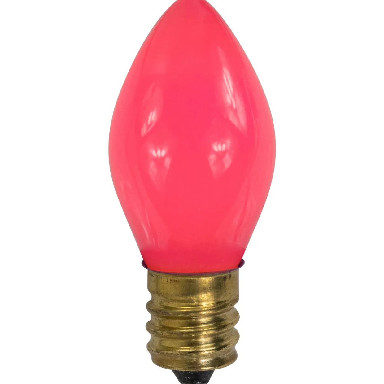 Pack of 25 Opaque Pink C7 Christmas Replacement Bulbs