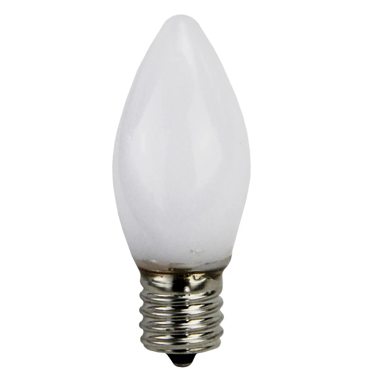 Pack of 4 Opaque White C9 LED Christmas Replacement Bulbs