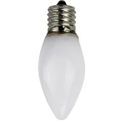 Pack of 4 Opaque White C9 LED Christmas Replacement Bulbs