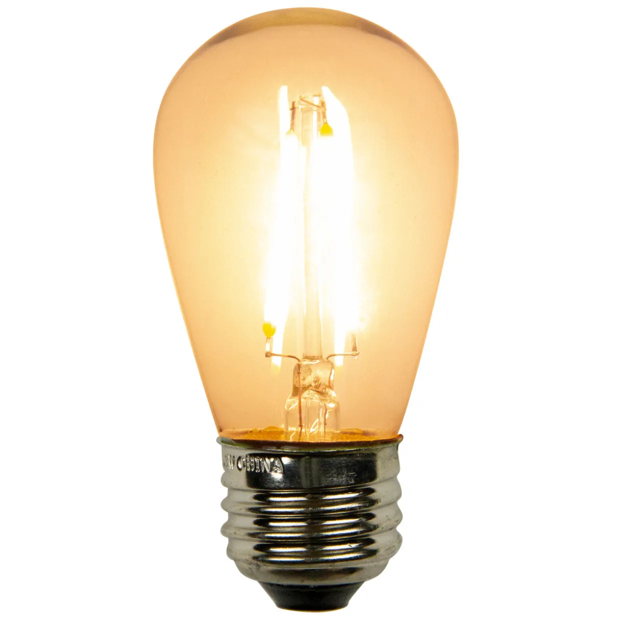 Pack of 25 Warm White Vintage Edison Style LED E26 Light Bulb