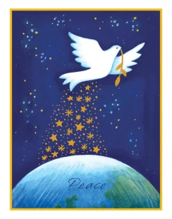 Peace Holiday Wall Decor Art Print