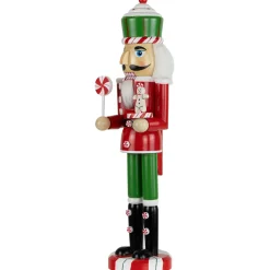 Peppermint Candy Nutcracker Christmas Figure - 15