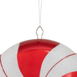 Peppermint Lollipop with Glitter Shatterproof Commercial Christmas Ornament - 42"