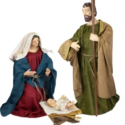 3-Piece Holy Family Nativity Christmas Figurine Set - 36"