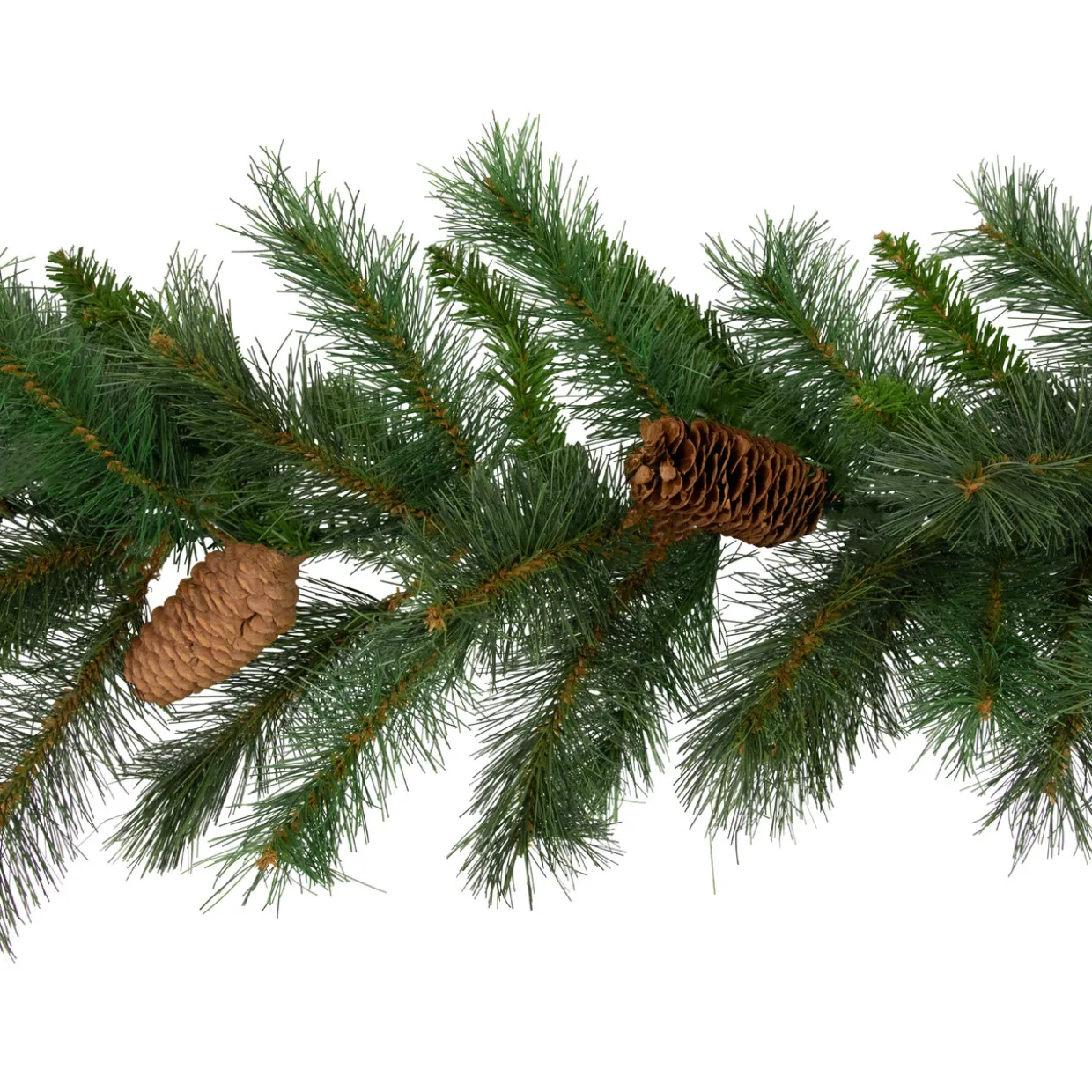 Pine and Pine Cones Artificial Christmas Garland - 9' x 12" - Unlit