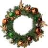 Pine Foliage with Ornaments Artificial Christmas Wreath - 24" - Unlit