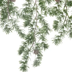Pine Sprigs with Pine Cones Christmas Swag Wall Hanging- 27.5