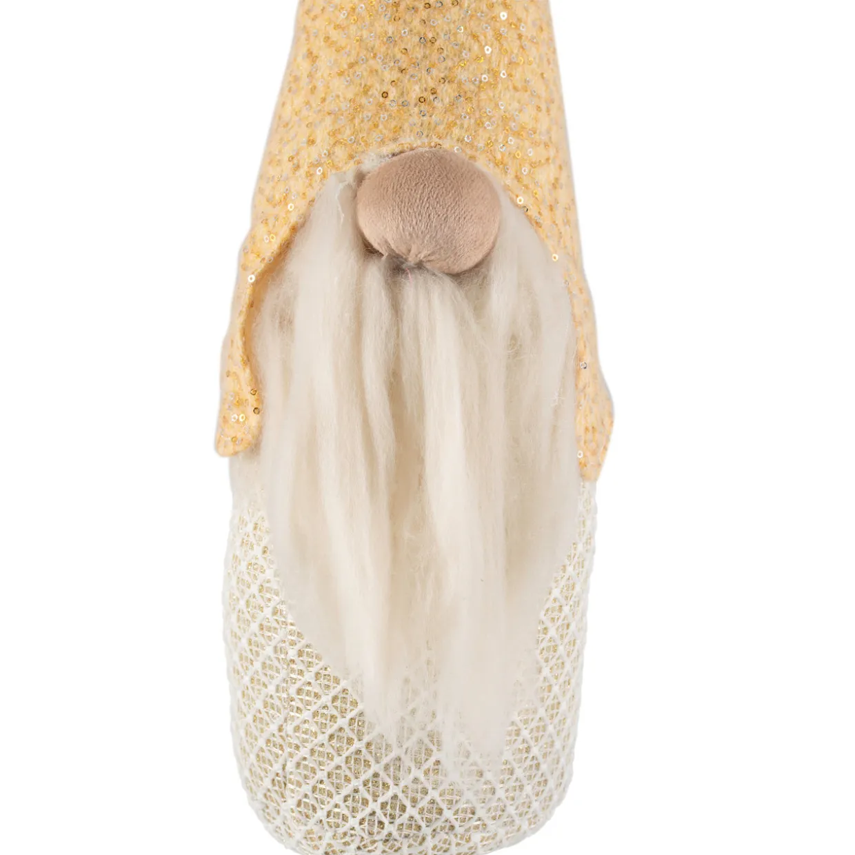 Plush Christmas Gnome with Sequins Tabletop Figure - 17.5"